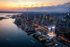 Toronto skyline at night