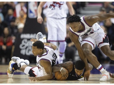 Raptors  Kyle Lowry in action as the Raptors take on the  L.A. Clippers  in Toronto, Ont. on Wednesday December 11, 2019.