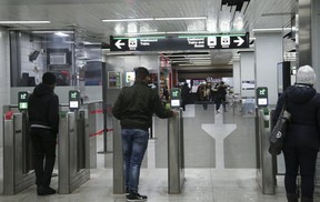 Victoria Park TTC station, located at Victoria Park Ave. just north of Danforth Ave., on Saturday, Dec. 14, 2019. (Jack Boland/Toronto Sun/Postmedia Network)