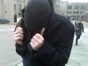 Daniel Katsnelson, who has changed his last name to Kaye, was sentenced to eight years in prison in 2010 for sexually assaulting two York University students. He is pictured on his way to court in January 2010  in this Toronto Sun photo.