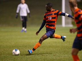 Syracuse University defender Nyal Higgins was drafted by Toronto FC on Thursday. (THE CANADIAN PRESS)
