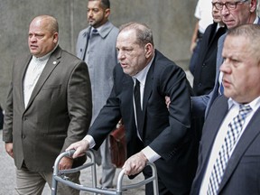 Harvey Weinstein leaves court on January 6, 2020 in New York City.  (Photo by Kena Betancur/Getty Images)
