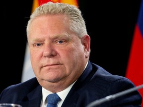 Ontario Premier Doug Ford is seen after a meeting with Canada's provincial premiers in Toronto on Dec. 2, 2019. (Reuters)