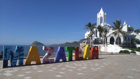 The famous Mazatlan sign on the city’s malecon, which is quite possibly the longest in the world.