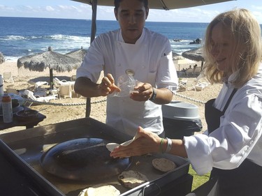 The art of making tortillas at the Grand Fiesta Americana Los Cabos All Inclusive Golf & Spa in Cabo San Lucas, Mexico on Wednesday November 20, 2019. Veronica Henri/Toronto Sun/Postmedia Network