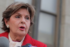 Attorney Gloria Allred speaks to reporters after attending the sexual assault trial of film producer Harvey Weinstein at New York Criminal Court in the Manhattan, Jan. 8, 2020. (REUTERS/Brendan McDermid)