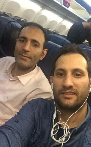 Shahab Raana, right, & Sahan Hatefi Mostaghim are seen in this undated handout photo from the Institut Technique Aviron de Montreal Facebook page. The two men were among the 176 people who were killed when Ukraine International Airlines Flight PS752 crashed after takeoff near Tehran, Iran. THE CANADIAN PRESS/HO, Institut Technique Aviron de Montreal - Facebook