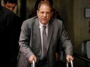 Film producer Harvey Weinstein arrives at New York Criminal Court for his sexual assault trial in the Manhattan borough of New York City, New York, U.S., January 7, 2020. REUTERS/Brendan McDermid