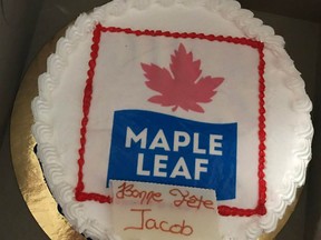 A Toronto boy wanted a Toronto Maple Leafs cake for his birthday. He got this instead. (Facebook)