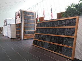 Afghanistan Memorial Hall at the National Defence Headquarters in Ottawa on May 31, 2019.