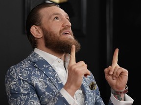 Conor McGregor arrives at the 62nd Grammy Awards in Los Angeles, California, U.S., January 26, 2020.
