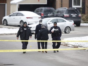 Peel Regional Police investigate the deadly shooting of a 17-year old in Brampton on Dec. 31 2019.