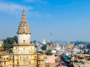 Ayodhya, India. Architecture of Ayodhya, also known as Saketa, an ancient city of India, believed to be the birthplace of Rama. (Getty Images)