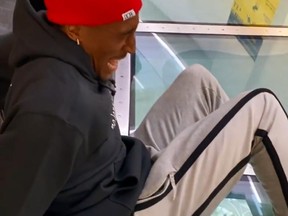Raptors forward Rondae Hollis-Jefferson took a trip up the CN Tower, but couldn't bear to walk on the glass floor.