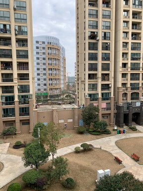 A normally-bustling University campus is silent as coronavirus fears keep residents of Wuhan, China indoors