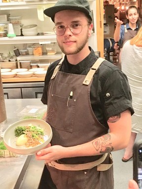 Chef Elliot Beaudoin brings youth and ingenuity to the menus at Legende.