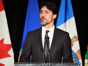 Prime Minister of Canada Justin Trudeau attends a memorial service at the University of Alberta for the victims of a Ukrainian passenger plane that crashed in Iran, in Edmonton, Alberta, Canada January 12, 2020.  REUTERS/Candace Elliott ORG XMIT: GGG-EDM103