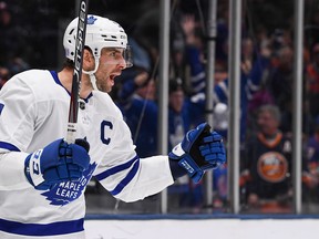 Maple Leafs' John Tavares has been much more productive in his road whites this season than he has at home, where he has been drawing shutdown duties. Dennis Schneidler/USA TODAY Sports