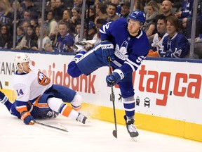 Maple Leafs defenceman Martin Marincin (52) signed a one-year, one-way extension for an economical $700,000 US on Friday. (Dan Hamilton/USA TODAY Sports)
