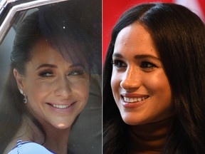 Jessica Mulroney and Meghan Markle. (Getty Images)