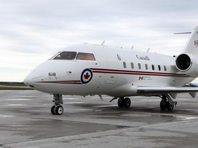 RCAF Canadair Challenger 604 VIP jet in Ottawa in Sept,  2010