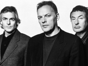 Pink Floyd's Rick Wright, David Gilmour and Nick Mason.