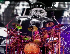 Neil Peart of Rush performing at RBC Bluesfest in Ottawa. July 8,2013. (Sun files)