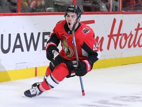 Jean-Gabriel Pageau, with his unexpected rags-to-riches rise, gets our nod as the biggest fantasy surprise of the season's first half. Photo by Wayne Cuddington / Postmedia