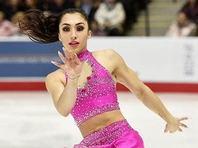 Gabrielle Daleman performs in the senior women short program during the 2020 Canadian Figure Skating Championship at Paramount Fine Foods Centre in Mississauga. (ERIC BOLTE/USA TODAY Sports)