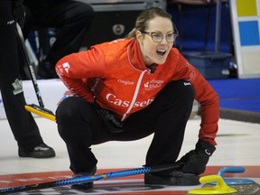 Skip Hollie Duncan and her team represent Toronto's Royal Canadian Curling Club at the 2020 Ontario provincial women's curling championship in Cornwall.  (TODD HAMBLETON/Postmedia Network)