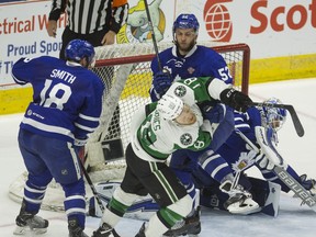 The Toronto Marlies forfeited their game against the Texas Stars on Friday night in Austin, Texas. (Ernest Doroszuk/Toronto Sun File Photo)