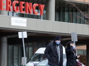 GTA residents at Markham Stouffville Hospital  take precautions as fear of the Coronavirus spreads,  on Tuesday January 28, 2020.