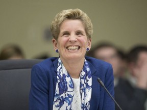 Former Ontario Premier Kathleen Wynne defends her decisions as Premier at Queens' Park,  in Toronto, Ont. on Monday December 3, 2018.