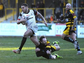 The Toronto Wolfpack take on the Castleford Tigers  at 9:30 a.m. on Sunday. Getty images)