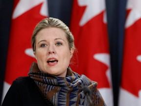 Michelle Rempel Garner attends a press conference in Ottawa on January 29, 2020. REUTERS/Blair Gable