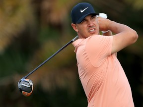Brooks Koepka plays a shot during the pro-am round for the Honda Classic at PGA National Resort and Spa Champion course on Feb. 26, 2020 in Palm Beach Gardens, Fla. (Sam Greenwood/Getty Images)