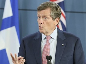 Toronto Mayor John Tory