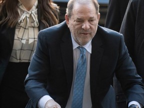Harvey Weinstein arrives at the Manhattan Criminal Court, on Feb. 24, 2020 in New York City. (AFP photo)