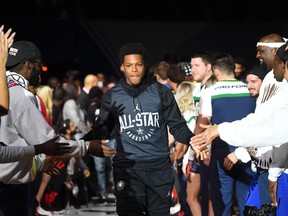 Raptors point guard Kyle Lowry has participated in six all-star games in his career. (GETTY IMAGES)