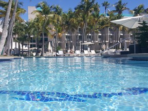 The pool area at the Hilton Ponce Golf and Casino Resort in Ponce, Puerto Rico. (Dave Hilson/Toronto Sun)