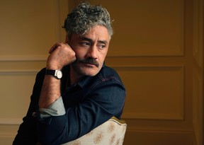 This Sept. 8, 2019 photo shows writer-director-actor Taika Waititi posing for a portrait to promote his film, “Jojo Rabbit,” at the Fairmont Royal York Hotel during the Toronto International Film Festival. (Chris Pizzello/Invision/AP)