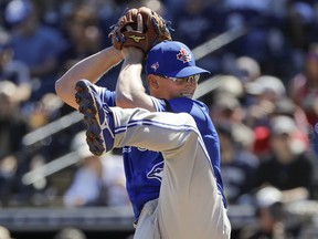 Toronto Blue Jays starting pitcher Trent Thornton delivers a pitch during the first inning of a spring training baseball game against the New York Yankees Saturday, Feb. 22, 2020, in Tampa. (AP Photo/Frank Franklin II)