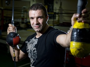Neven Pajkic poses for a photo at the Cabbagetown Boxing Club in 2010. (ERNEST DOROSZUK/Toronto Sun files)