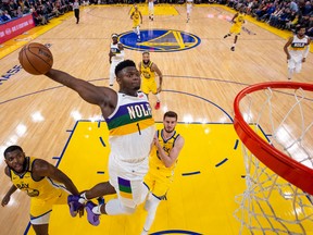 As a rookie, Pelicans forward Zion Williamson is putting up numbers that compare to some of the greats.  USA TODAY Sports