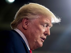 US President Donald Trump speaks about the United States - Mexico - Canada agreement, known as USMCA, during a visit to Dana Incorporated, an auto supplier manufacturer, in Warren, Michigan, January 30, 2020.