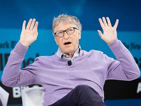 Bill Gates, Co-Chair, Bill & Melinda Gates Foundation speaks onstage at 2019 New York Times Dealbook on November 6, 2019 in New York. (Michael Cohen/Getty Images)