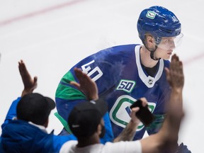 Canucks fans can cheer on Elias Pettersson and Co. at a Canucks-centric bar in downtown Toronto. (THE CANADIAN PRESS FILES)