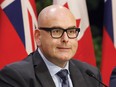 Leadership candidate Steven Del Duca at the Ontario Liberal Party leadership debate in Sudbury, Ont. on Thursday, Jan. 30, 2020. (John Lappa/Sudbury Star/Postmedia Network)