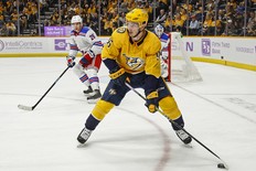 Matt Duchene of the Nashville Predators has been moved to left wing. (Photo by Frederick Breedon/Getty Images)