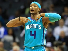 Devonte Graham and the Charlotte Hornets take on the Raptors Friday. (Getty images)